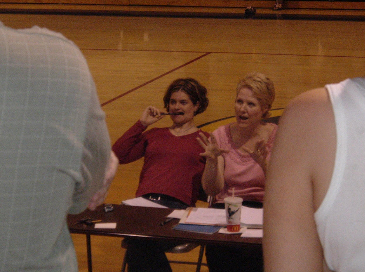 Eliz Christman and Joan Landholt direct "Anything Goes"in 2005